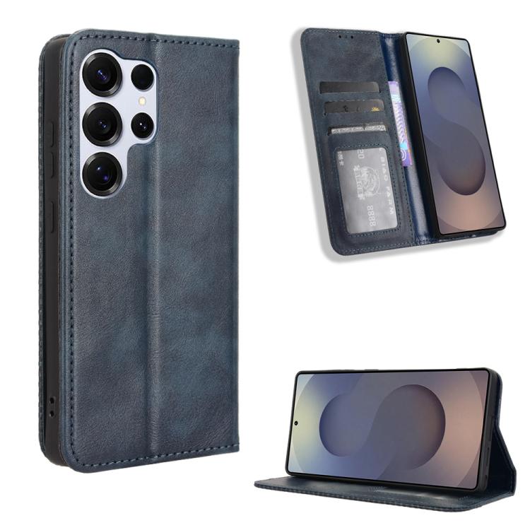 Magnetic Buckle Retro Texture Leather Phone Case