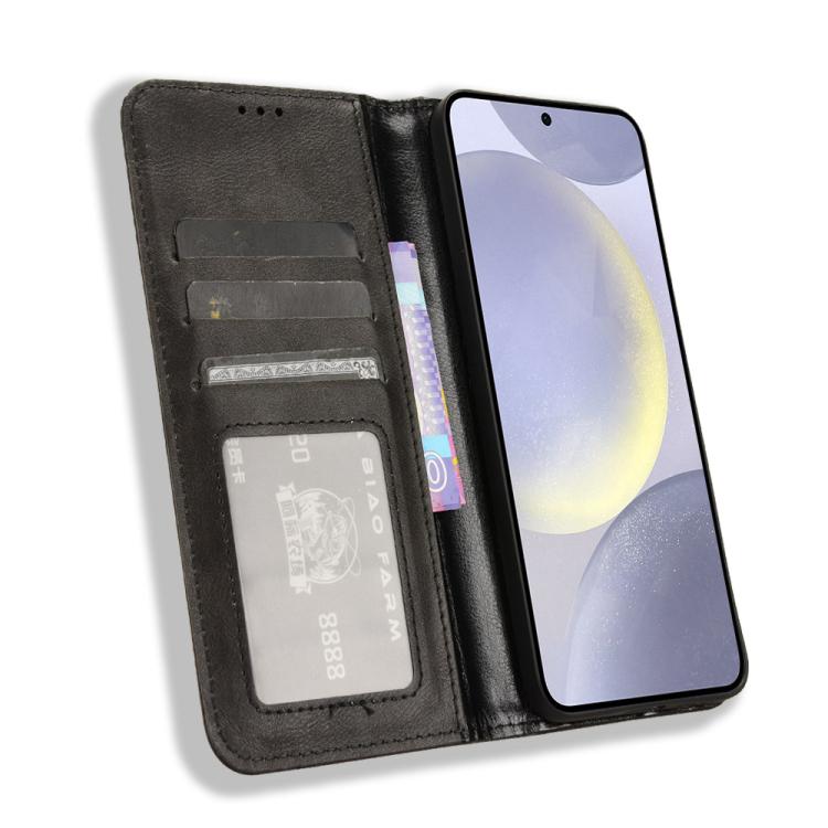 Magnetic Buckle Retro Texture Leather Phone Case