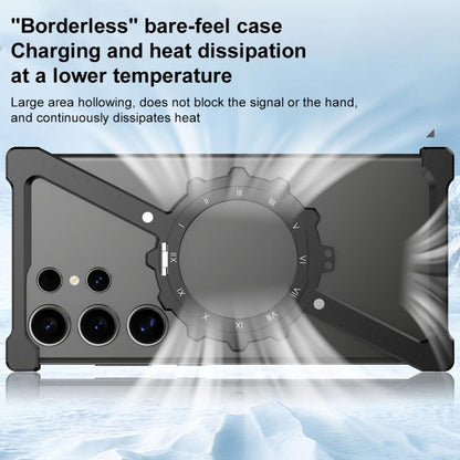 Z-shaped Frameless Metal 360 Holder MagSafe Phone Case