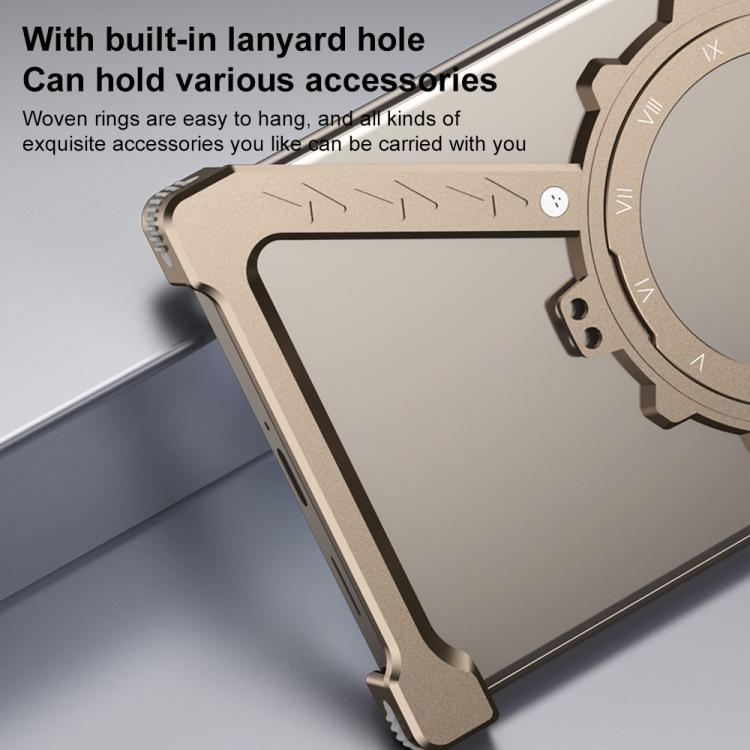 Z-shaped Frameless Metal 360 Holder MagSafe Phone Case