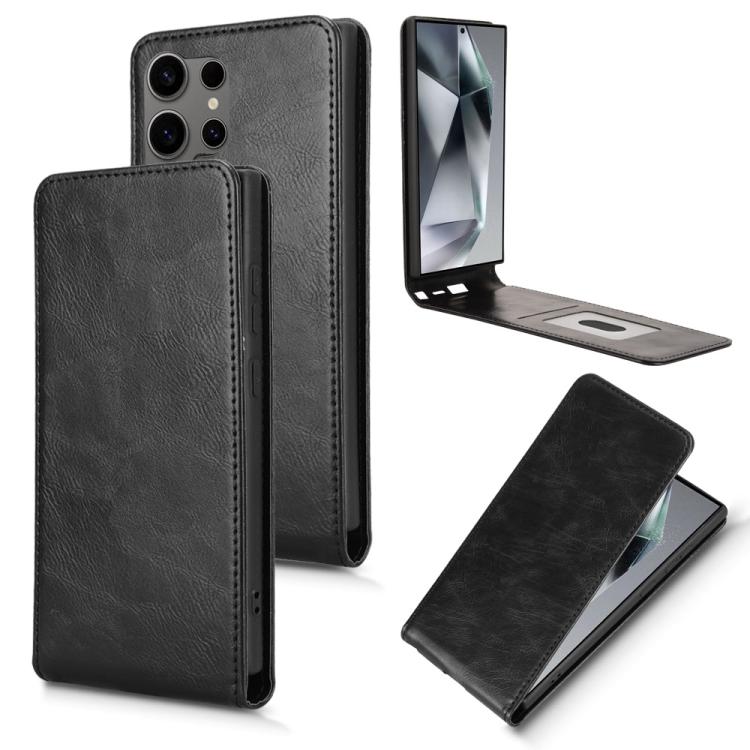 Magnetic Vertical Flip Leather Phone Case