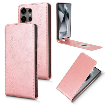Magnetic Vertical Flip Leather Phone Case
