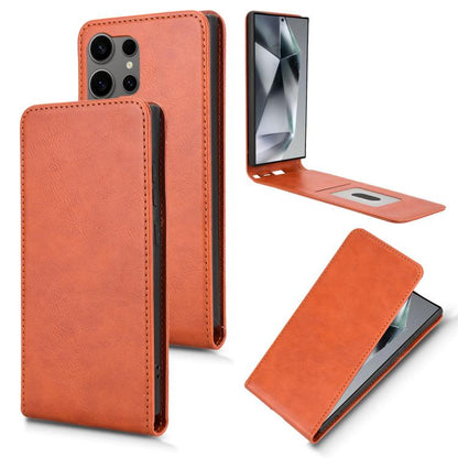 Magnetic Vertical Flip Leather Phone Case