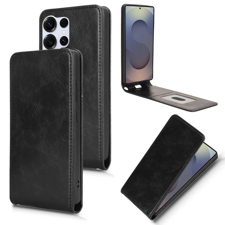 Magnetic Vertical Flip Leather Phone Case