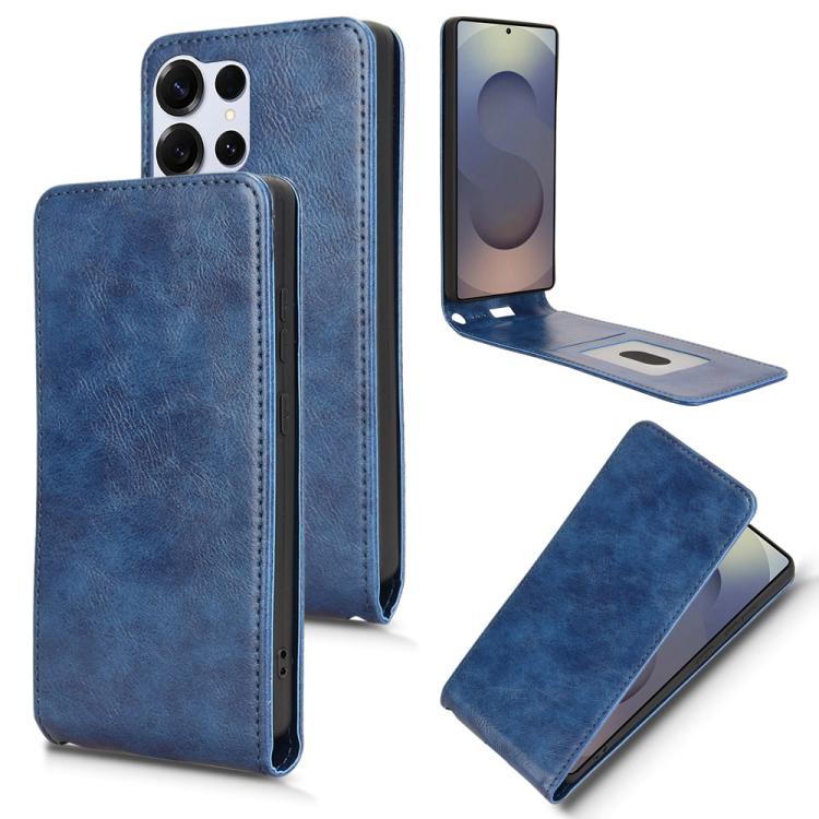 Magnetic Vertical Flip Leather Phone Case