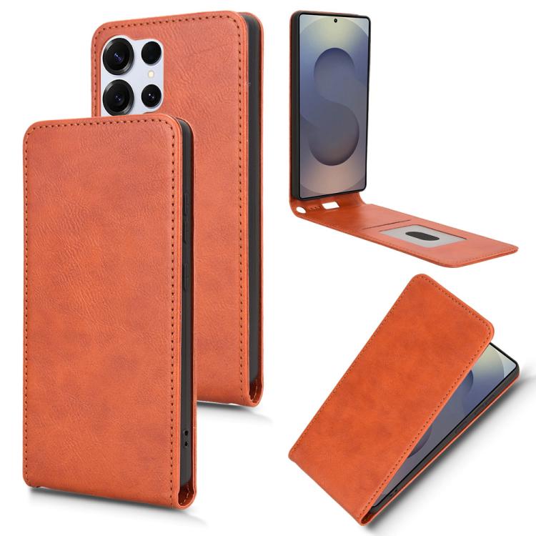 Magnetic Vertical Flip Leather Phone Case