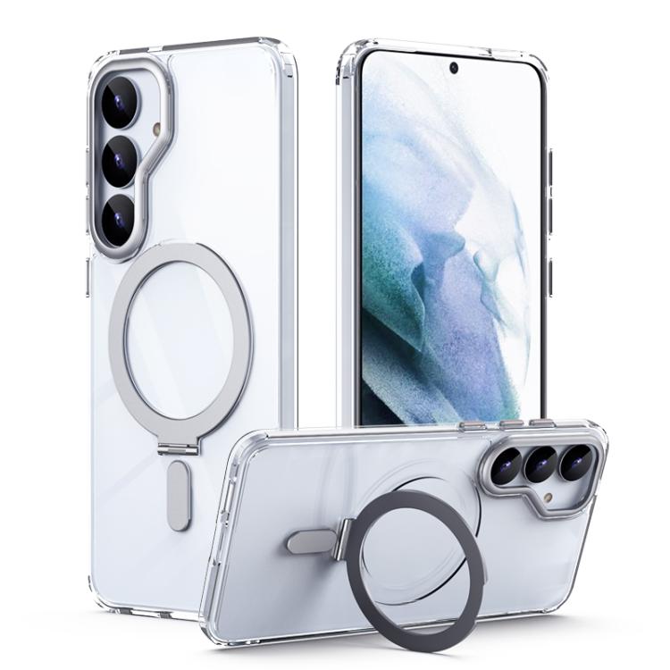 MagSafe Airbag Shockproof Frosted Phone Case with Fold Holder