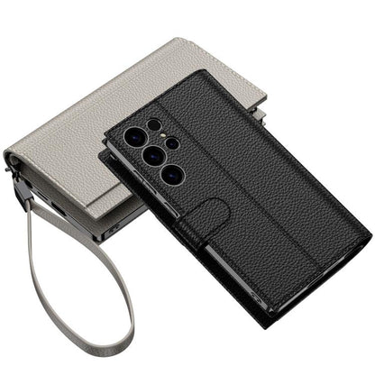 GKK Plating Wallet Leather Phone Case