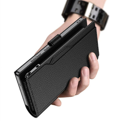 GKK Plating Wallet Leather Phone Case