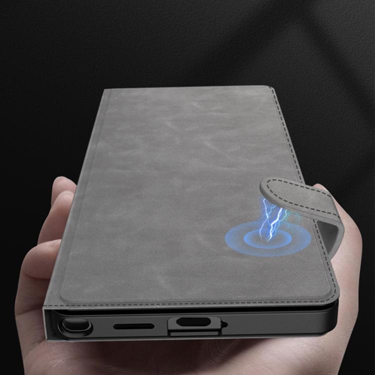 GKK Flip Wallet Leather Phone Case, Frosted Series, Not Included Pen