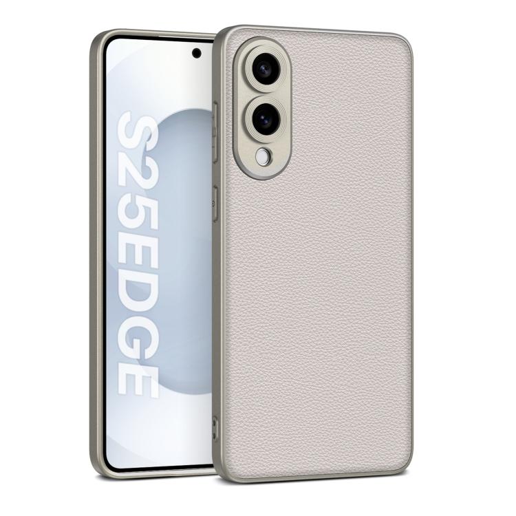GKK Metal Paint Skin Feel Leather Full Coverage Phone Case