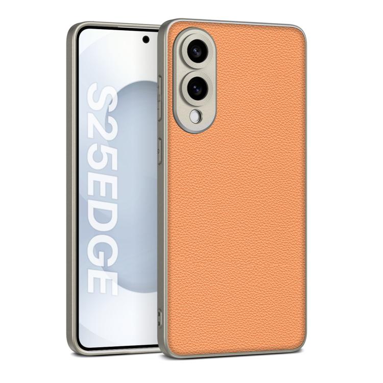 GKK Metal Paint Skin Feel Leather Full Coverage Phone Case