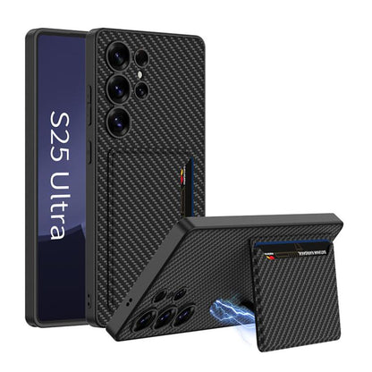 GKK Ultra-thin Leather Card Slots Phone Case With Magnetic Holder