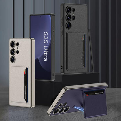 GKK Ultra-thin Leather Card Slots Phone Case With Magnetic Holder