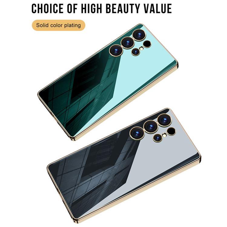 GKK Solid Color Plating TPU Full Coverage Phone Case