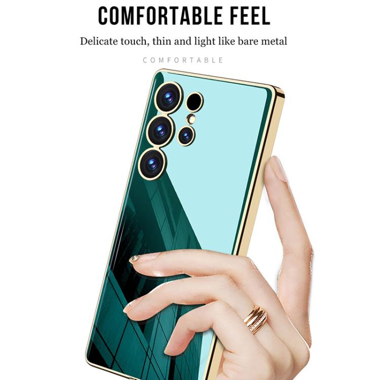 GKK Solid Color Plating TPU Full Coverage Phone Case