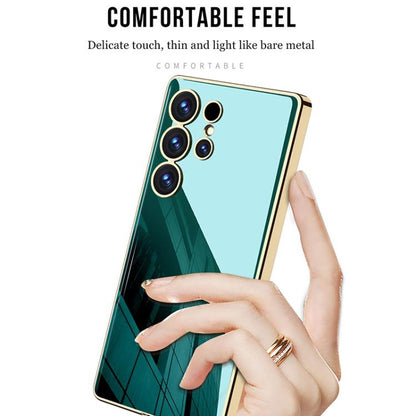 GKK Solid Color Plating TPU Full Coverage Phone Case