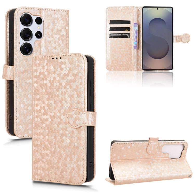 Honeycomb Dot Texture Leather Phone Case