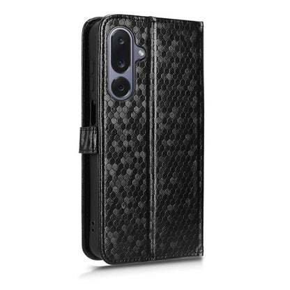 Honeycomb Dot Texture Leather Phone Case