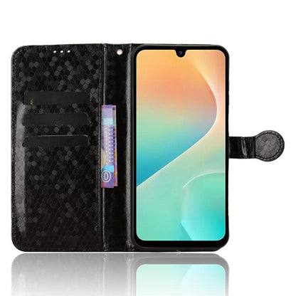 Honeycomb Dot Texture Leather Phone Case