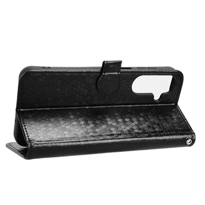 Honeycomb Dot Texture Leather Phone Case