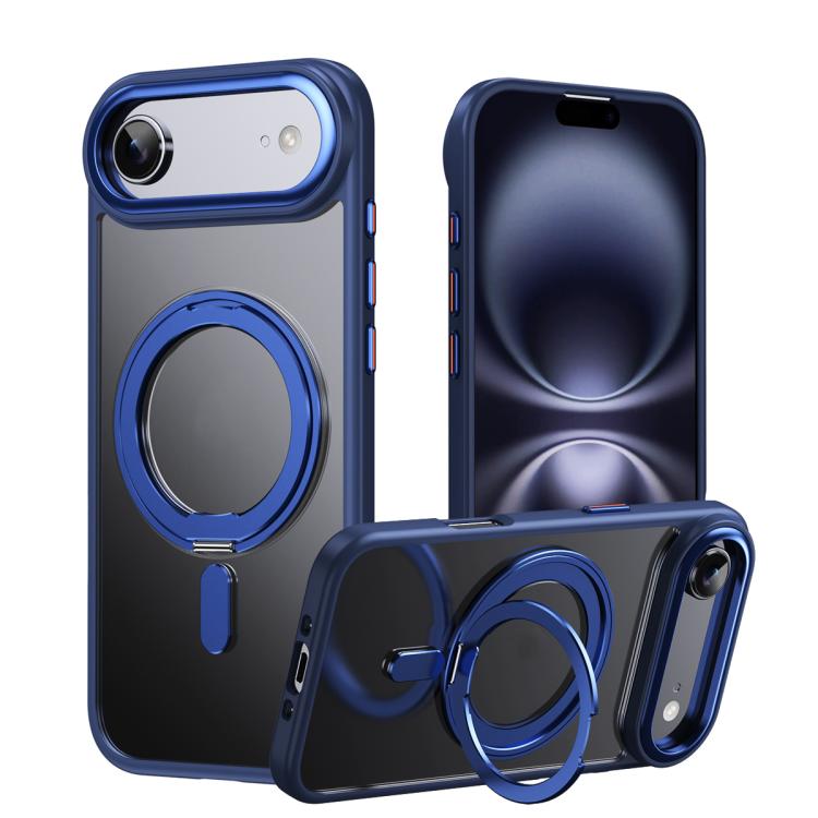 Frosted 360 Degree MagSafe Magnetic Holder Phone Case