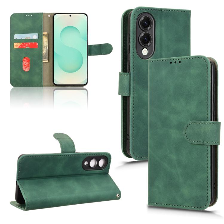 Skin Feel Magnetic Flip Leather Phone Case