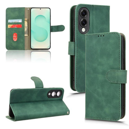 Skin Feel Magnetic Flip Leather Phone Case