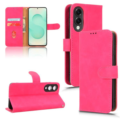 Skin Feel Magnetic Flip Leather Phone Case