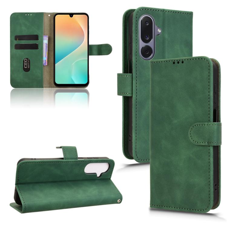 Skin Feel Magnetic Flip Leather Phone Case