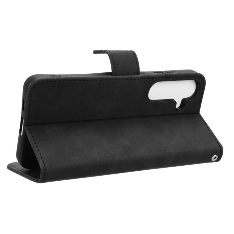 Skin Feel Magnetic Flip Leather Phone Case