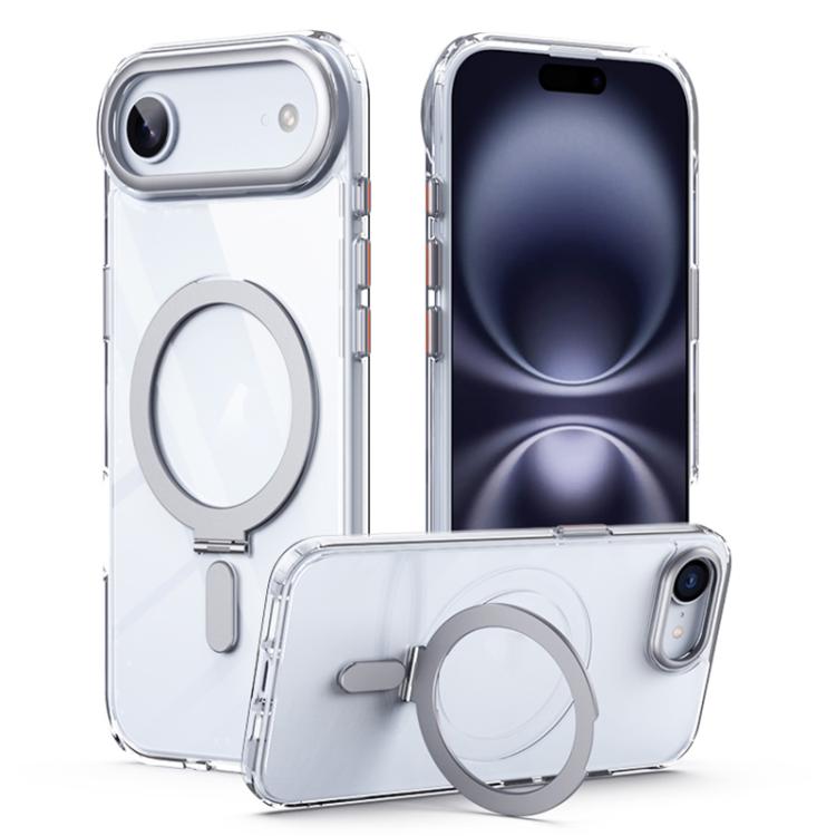 Airbag MagSafe Shockproof Frosted Phone Case with Fold Holder