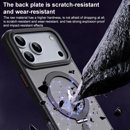 Airbag MagSafe Shockproof Frosted Phone Case with Fold Holder