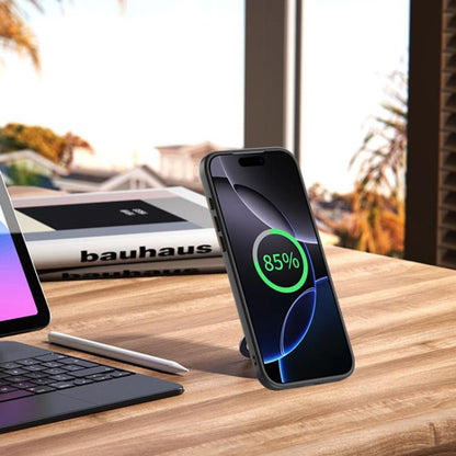 Airbag MagSafe Shockproof Frosted Phone Case with Fold Holder