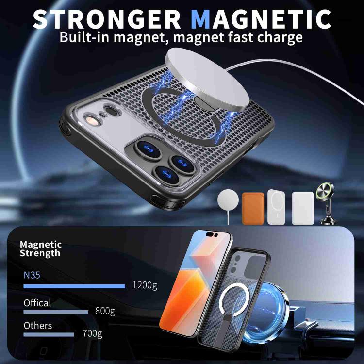 Honeycomb Cooling MagSafe Holder Phone Case