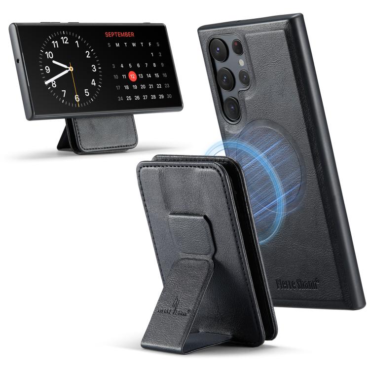 Fierre Shann FS028 MagSafe RFID Card Holder Back Phone Case