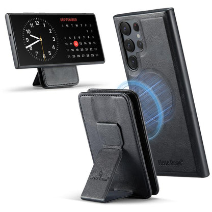 Fierre Shann FS028 MagSafe RFID Card Holder Back Phone Case