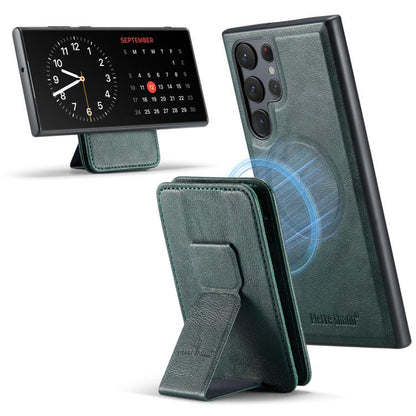 Fierre Shann FS028 MagSafe RFID Card Holder Back Phone Case