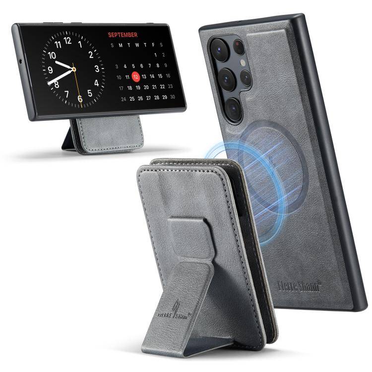 Fierre Shann FS028 MagSafe RFID Card Holder Back Phone Case