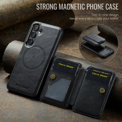 Fierre Shann FS028 MagSafe RFID Card Holder Back Phone Case