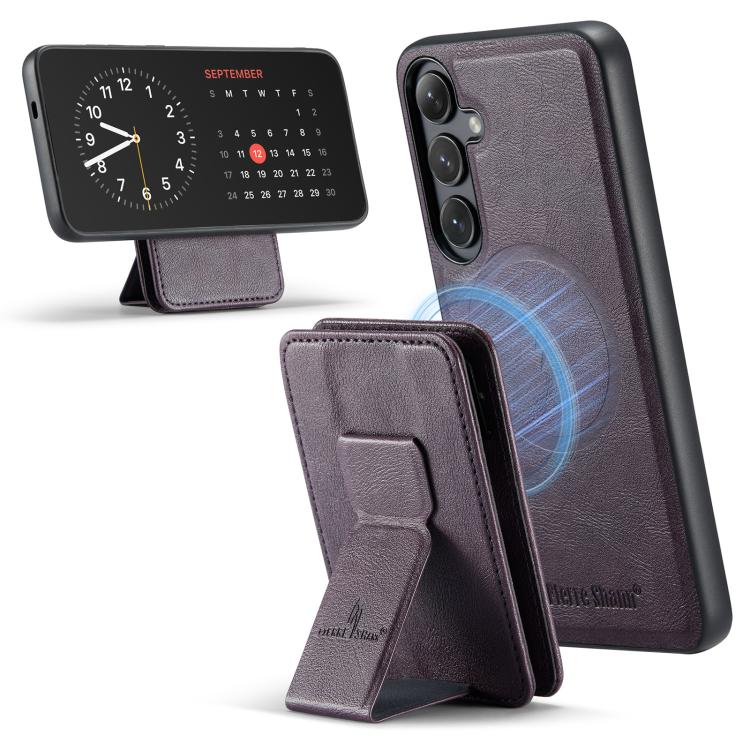 Fierre Shann FS028 MagSafe RFID Card Holder Back Phone Case