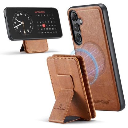 Fierre Shann FS028 MagSafe RFID Card Holder Back Phone Case