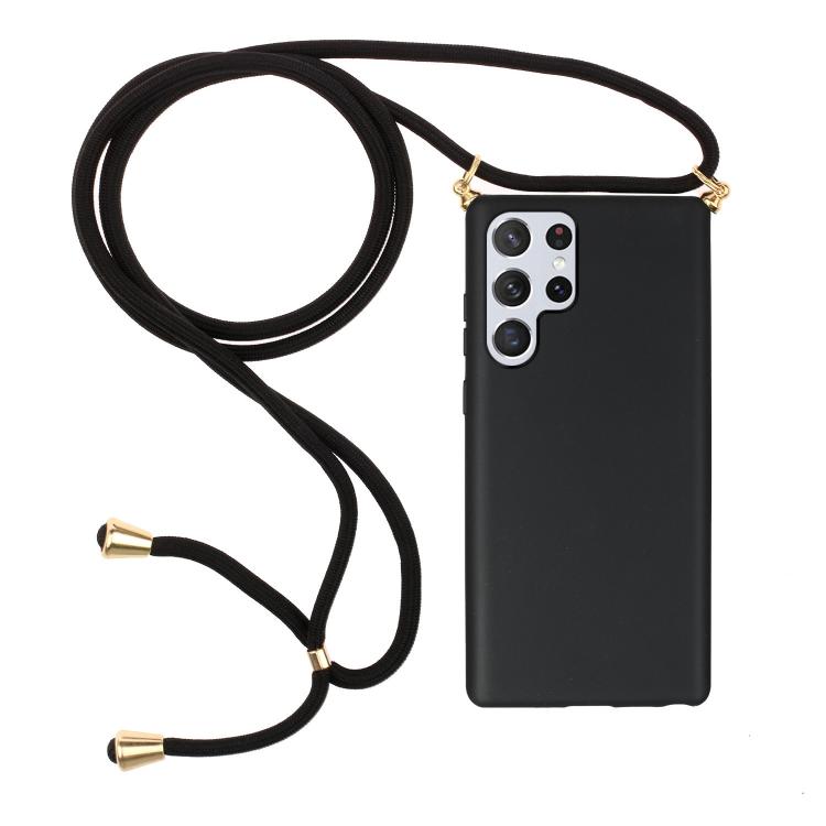 Wheat Straw Material Hybrid TPU Phone Case with Lanyard
