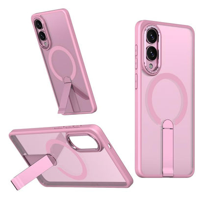 Star Shine Series TPU + PC MagSafe Phone Case with Fold Holder