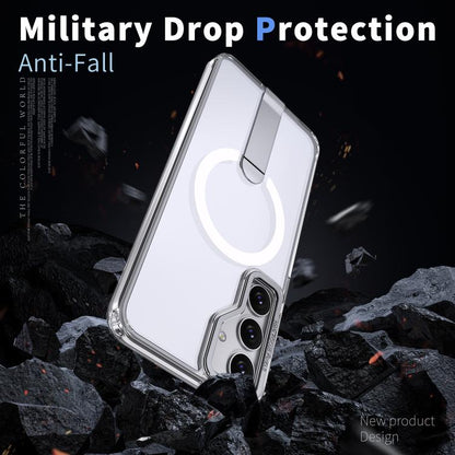 Star Shine Series TPU + PC MagSafe Phone Case with Fold Holder