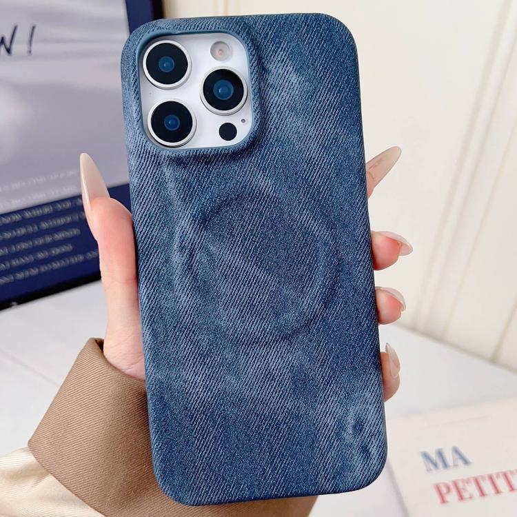 Denim MagSafe Magnetic PC + PU Phone Case