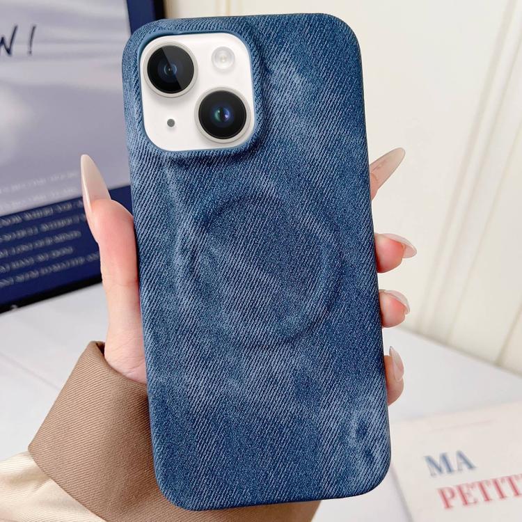 Denim MagSafe Magnetic PC + PU Phone Case