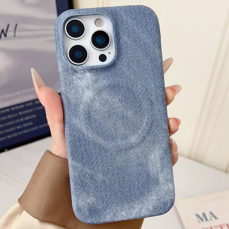 Denim MagSafe Magnetic PC + PU Phone Case