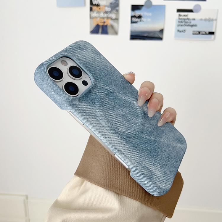 Denim MagSafe Magnetic PC + PU Phone Case