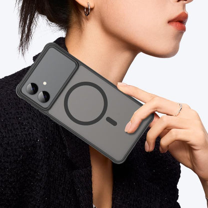 Fan Dun Series TPU Hybrid PC Frosted Magsafe Phone Case